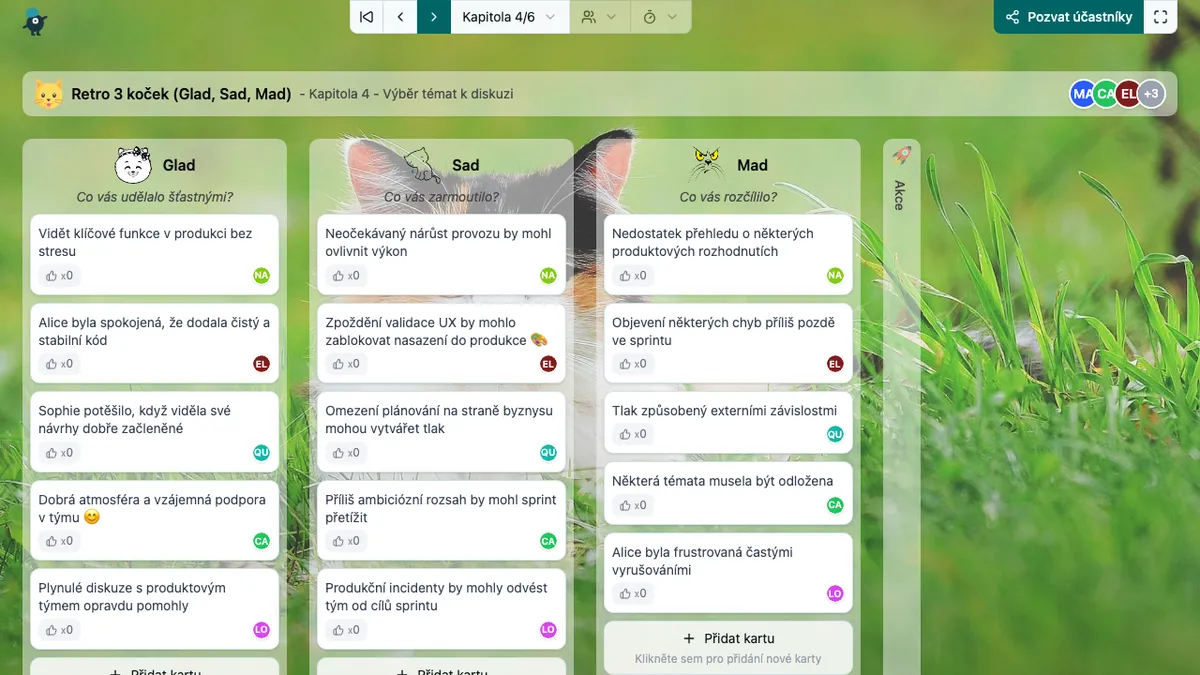 Retro 3 koček (Glad, Sad, Mad) - choose-subjects