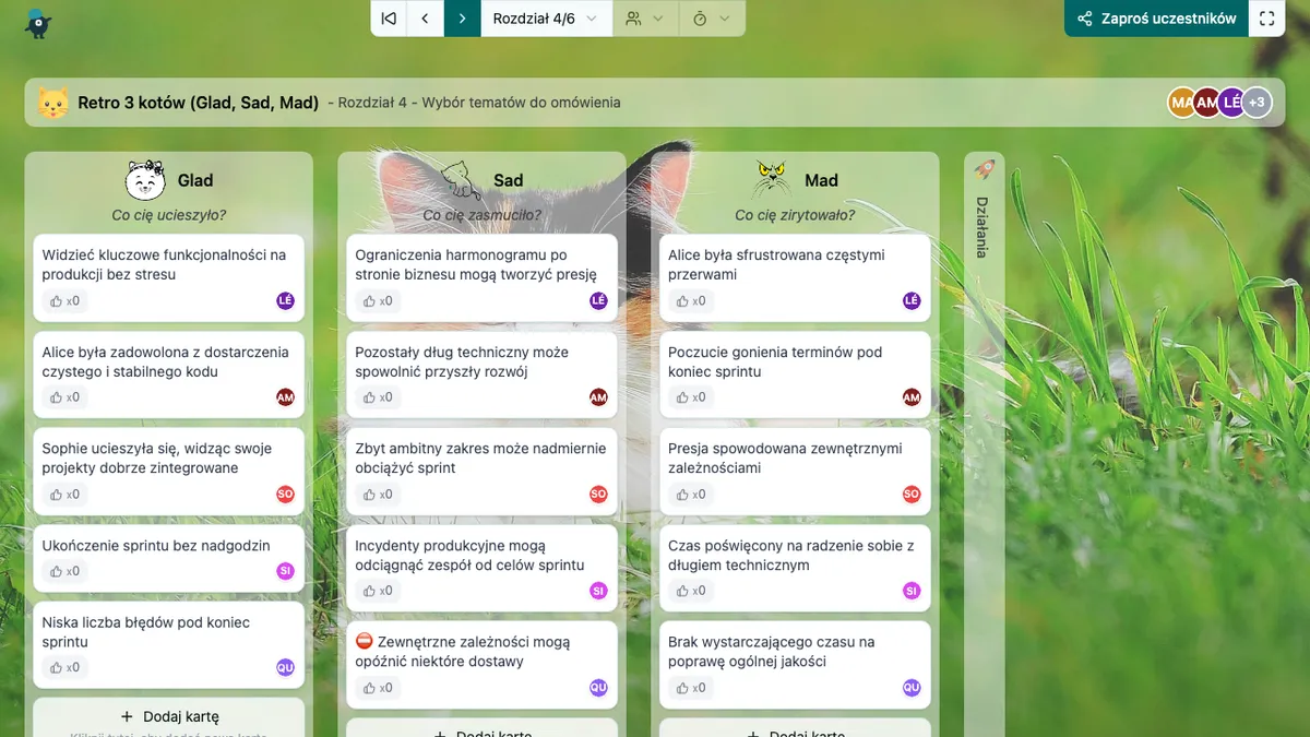 Retro 3 kotów (Glad, Sad, Mad) - choose-subjects