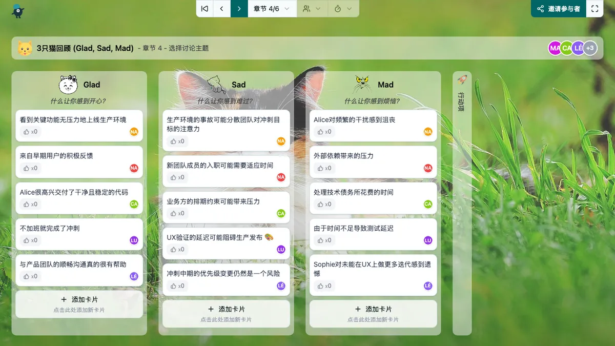 3只猫回顾 (Glad, Sad, Mad) - choose-subjects