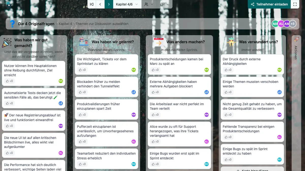 Die 4 Originalfragen - choose-subjects