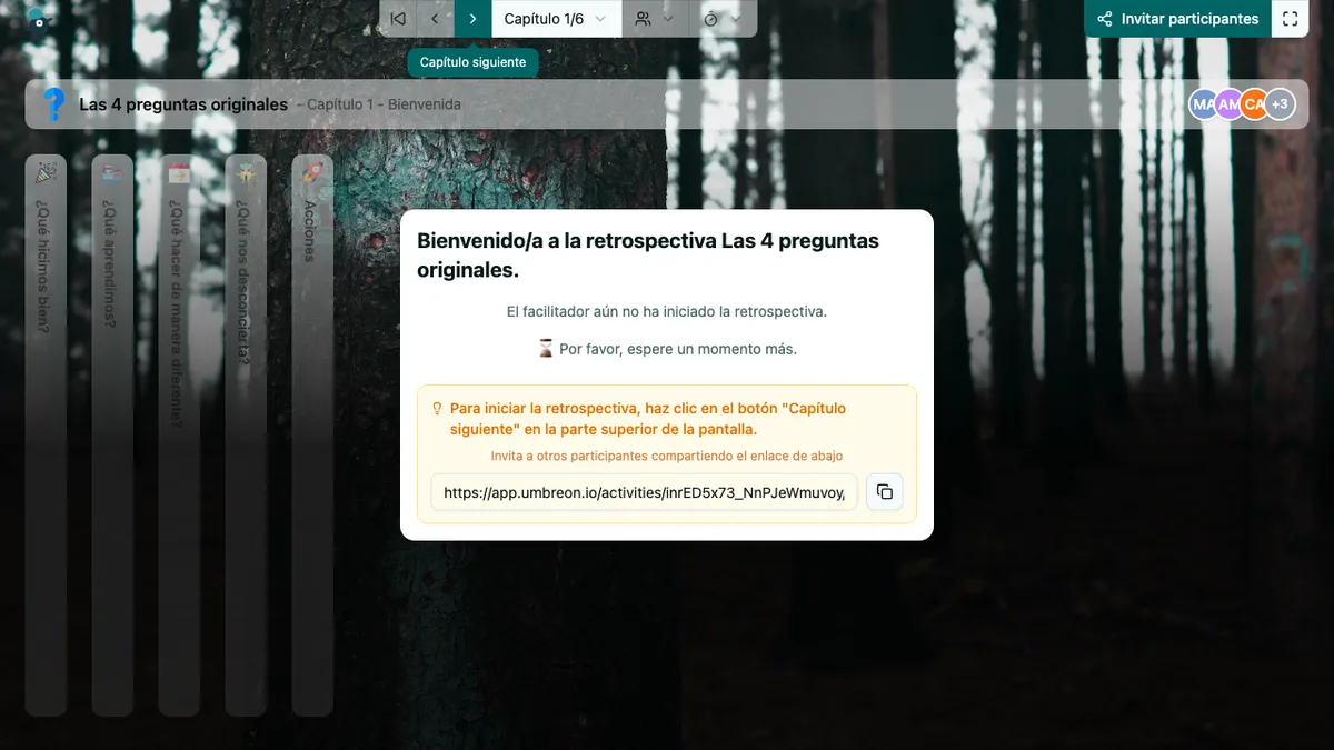 Las 4 preguntas originales - welcome