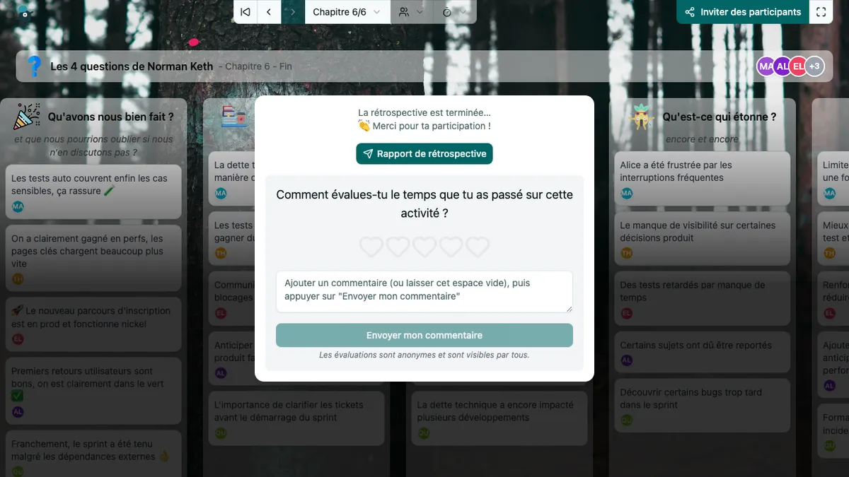 Les 4 questions de Norman Keth - end