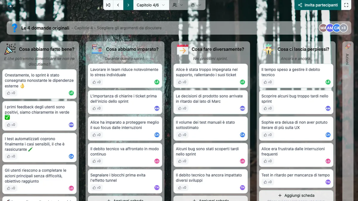 Le 4 domande originali - choose-subjects