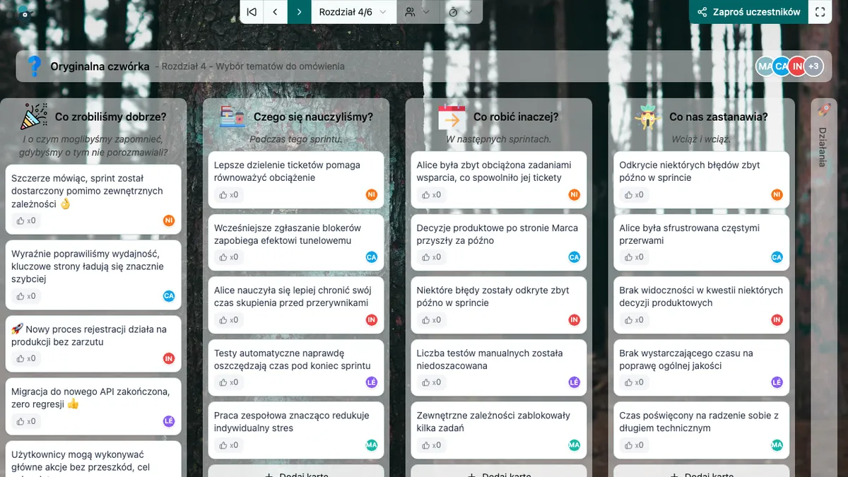 Oryginalna czwórka - choose-subjects