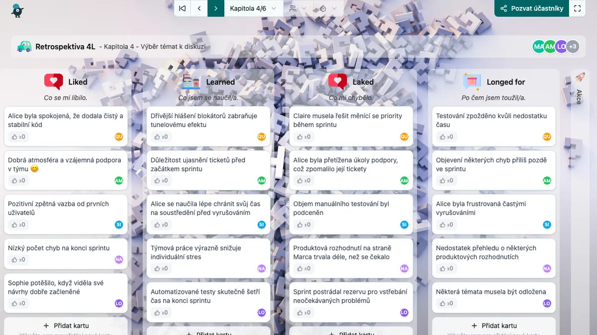 Retrospektiva 4L - choose-subjects