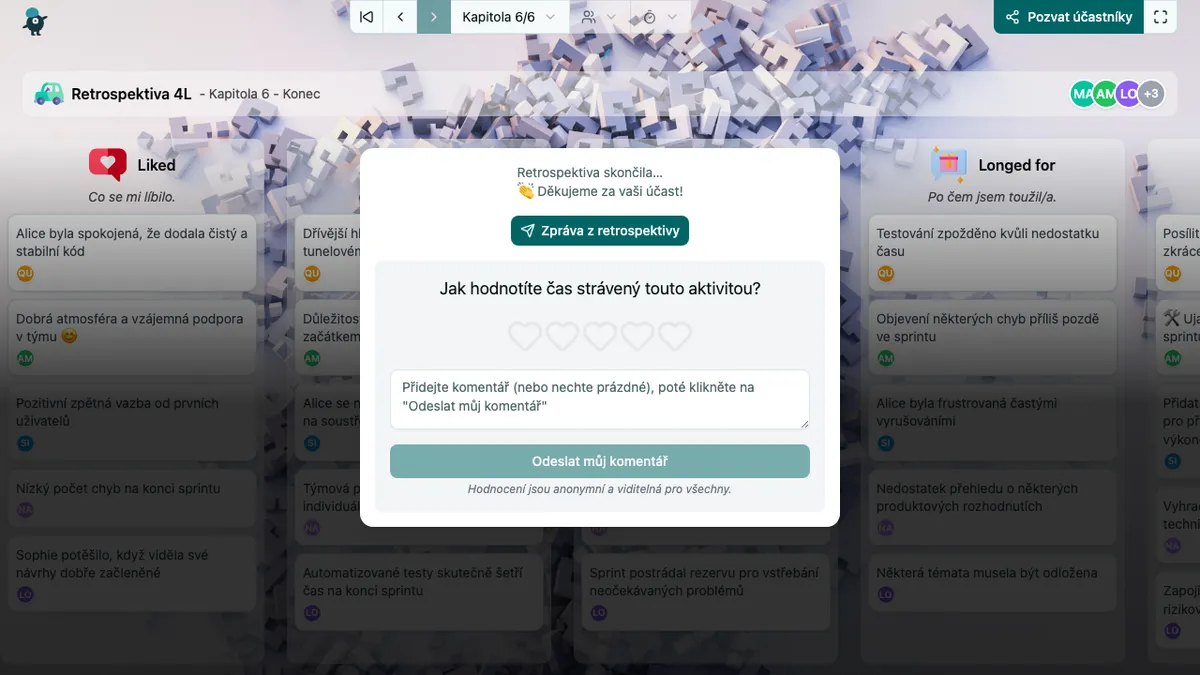 Retrospektiva 4L - end