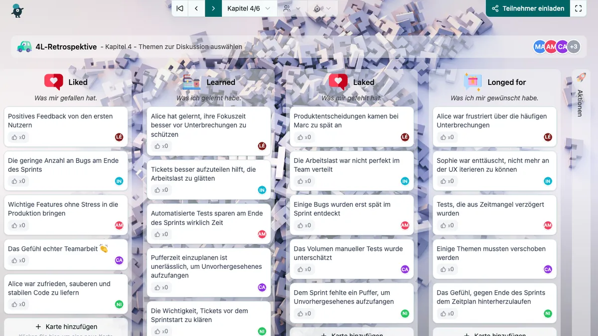 4L-Retrospektive - choose-subjects