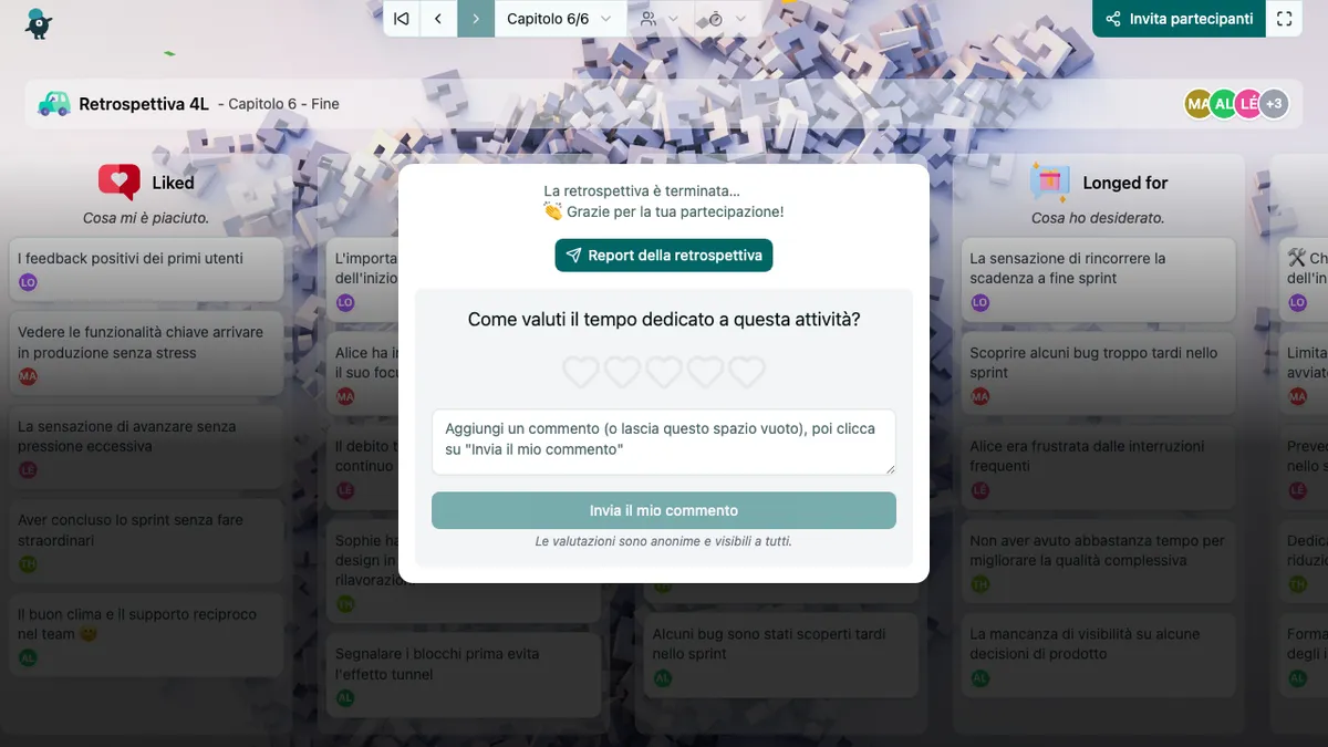 Retrospettiva 4L - end