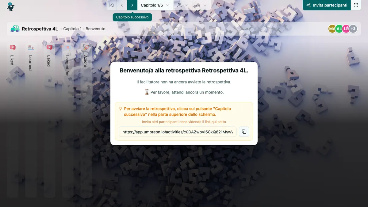 Retrospettiva 4L - welcome