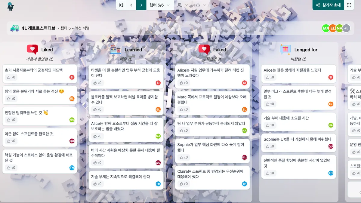 4L 레트로스펙티브 - actions