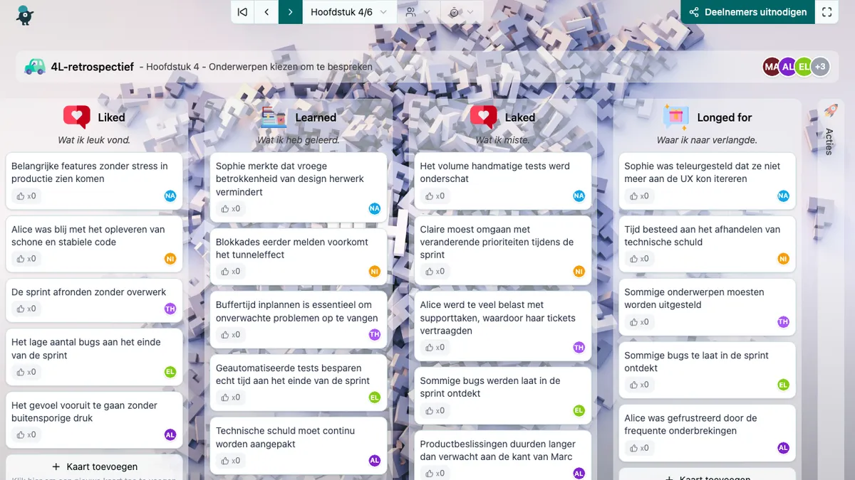 4L-retrospectief - choose-subjects