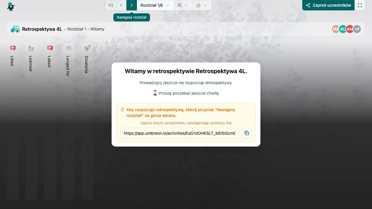 Retrospektywa 4L - welcome