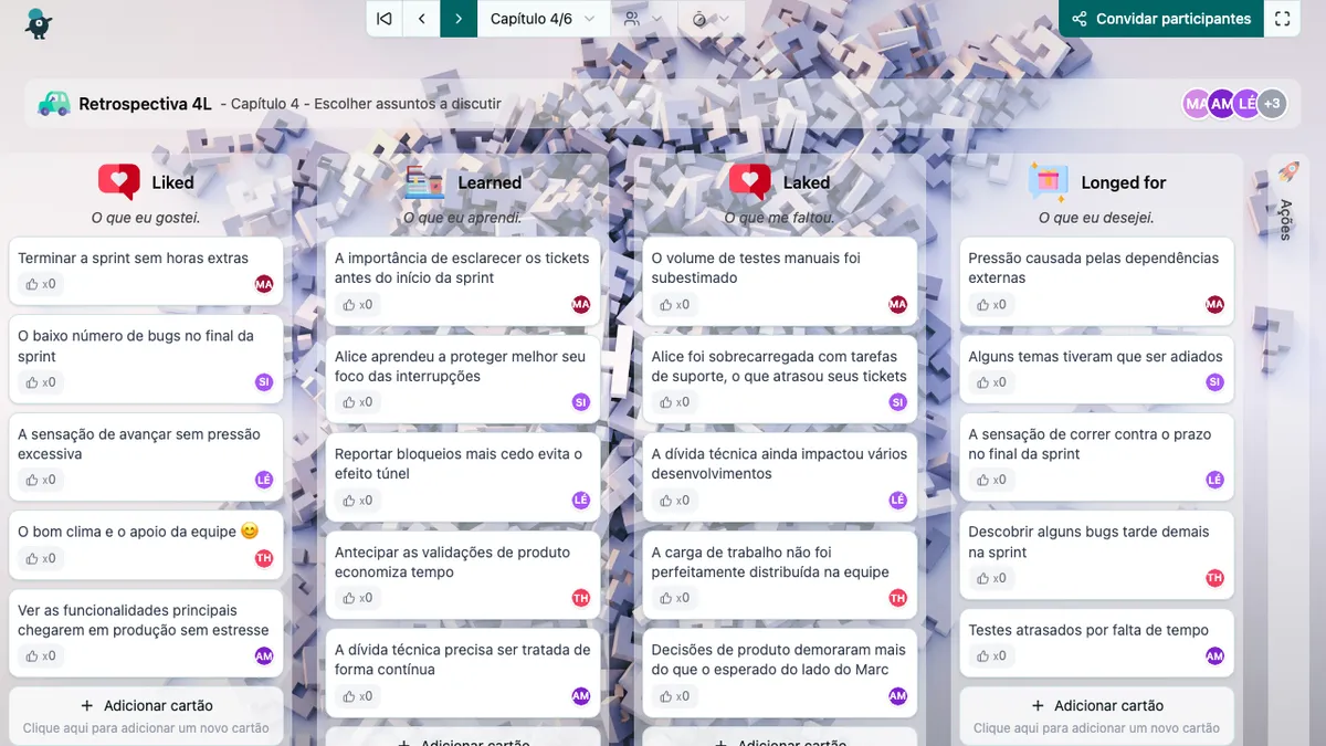 Retrospectiva 4L - choose-subjects