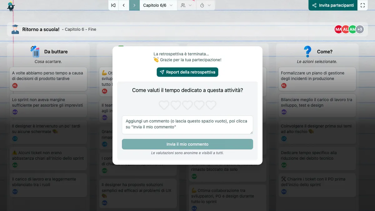 Ritorno a scuola! - end