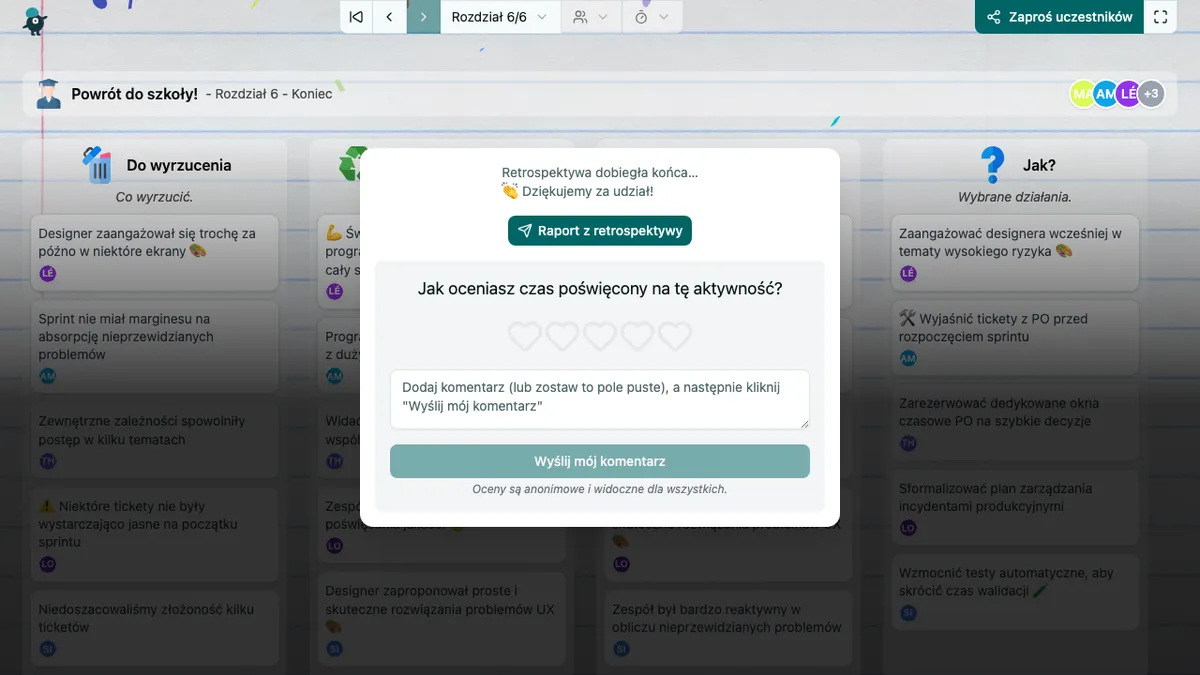 Powrót do szkoły! - end