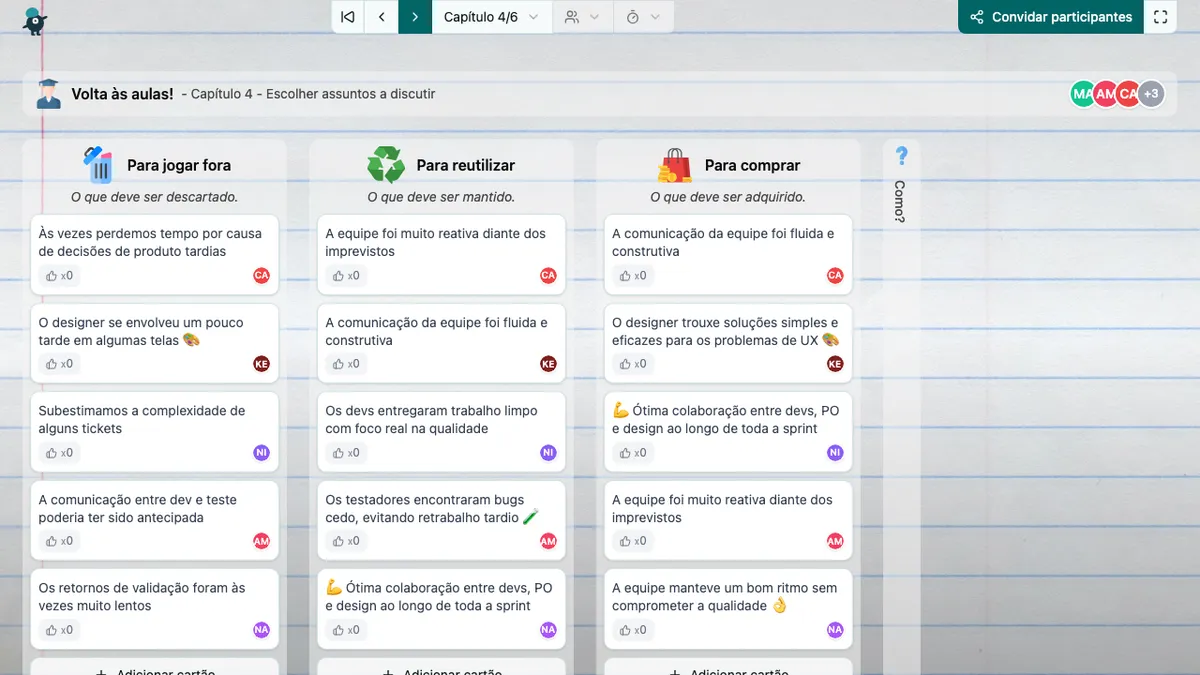 Volta às aulas! - choose-subjects