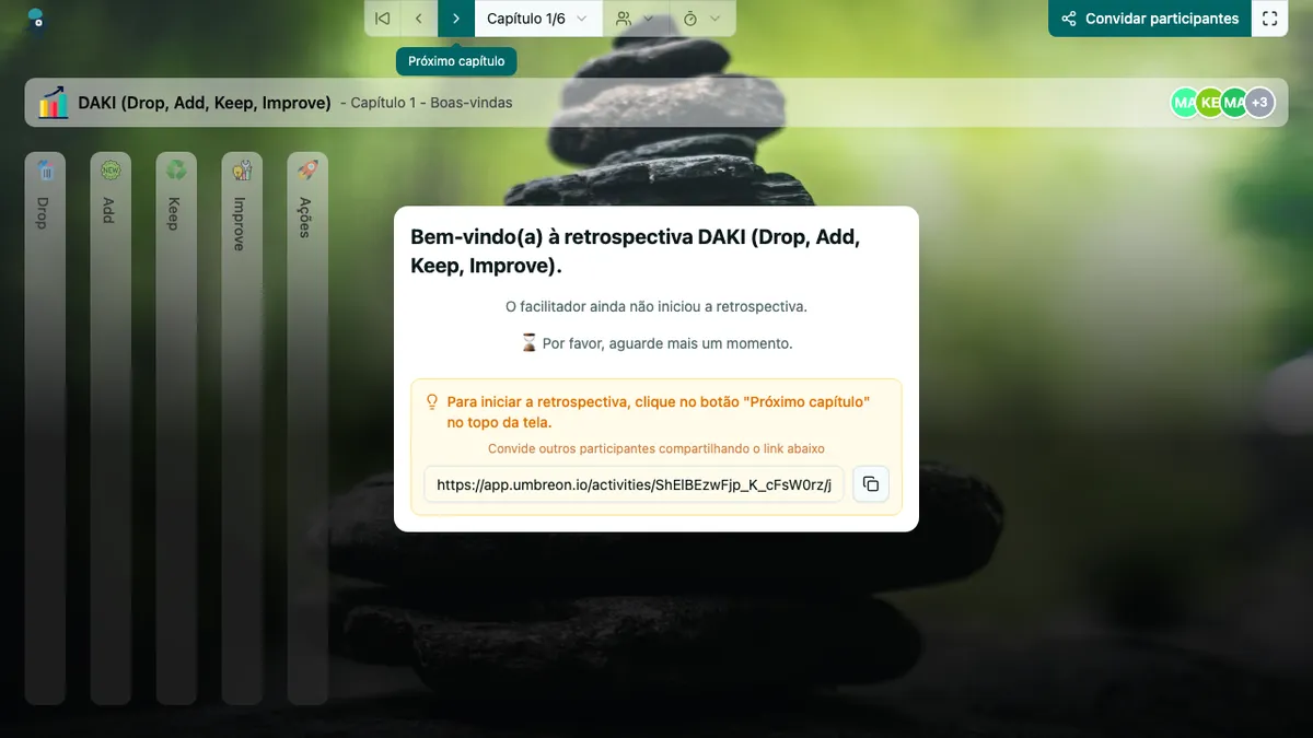 DAKI (Drop, Add, Keep, Improve) - welcome