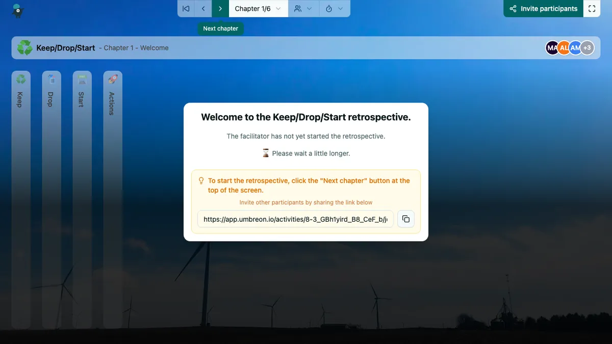 Keep/Drop/Start - welcome