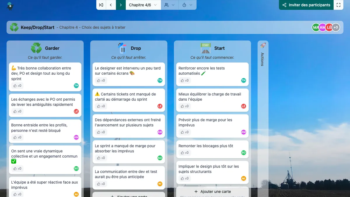 Keep/Drop/Start - choose-subjects