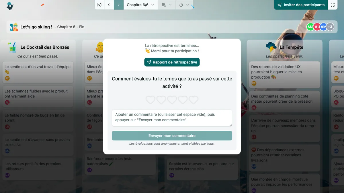 Let's go skiing ! - end