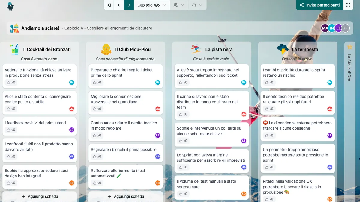 Andiamo a sciare! - choose-subjects