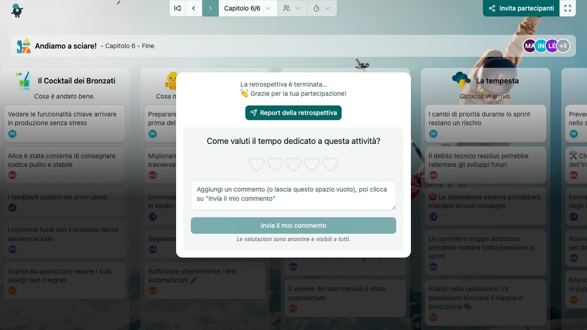 Andiamo a sciare! - end