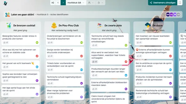 Laten we gaan skiën!