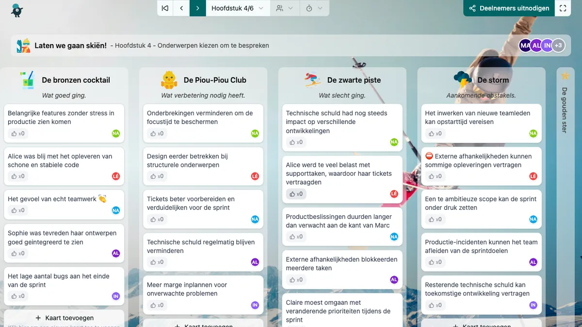 Laten we gaan skiën! - choose-subjects