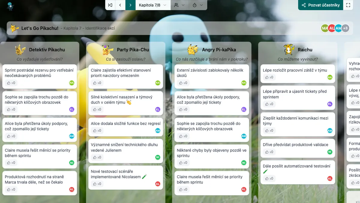 Let's Go Pikachu! - actions