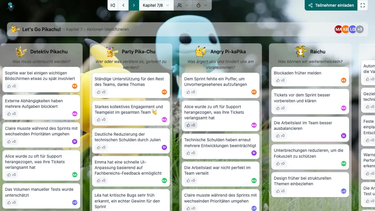 Let's Go Pikachu! - actions