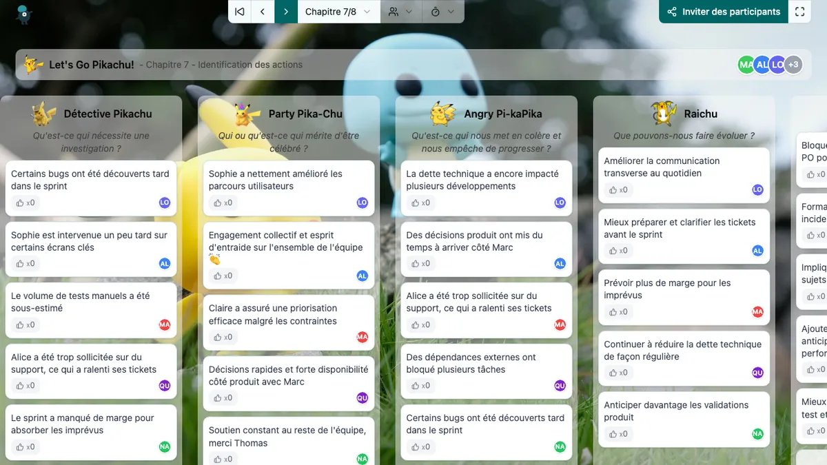 Let's Go Pikachu! - actions