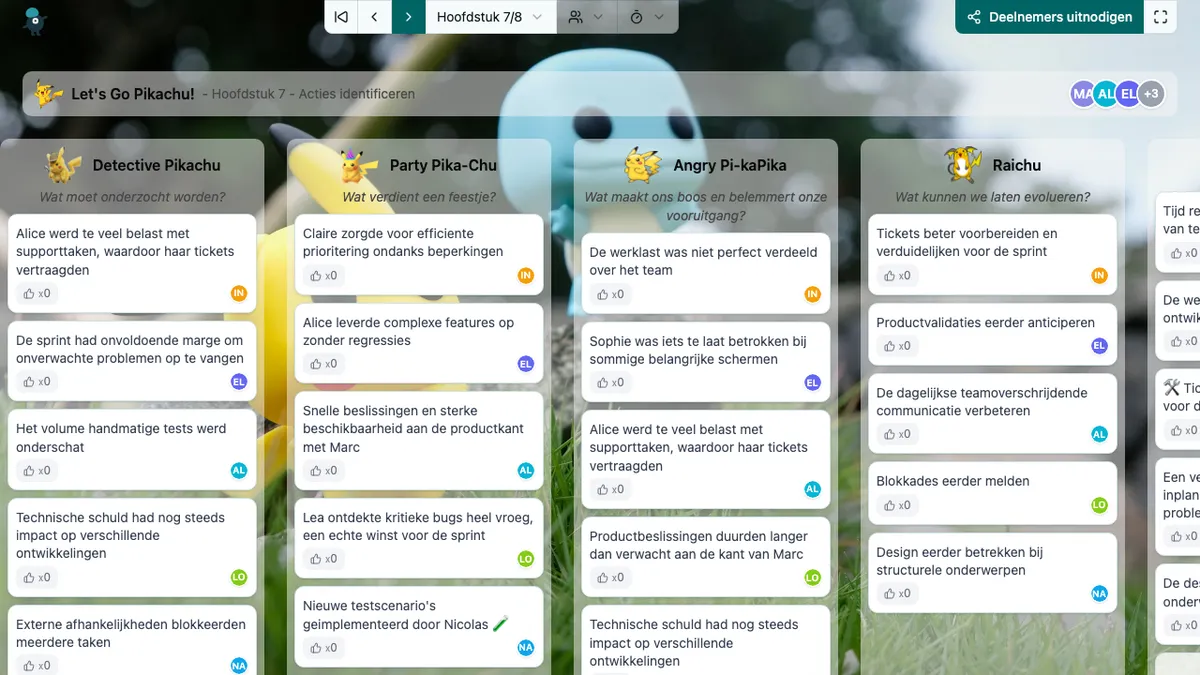 Let's Go Pikachu! - actions