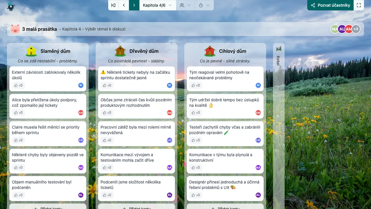 3 malá prasátka - choose-subjects