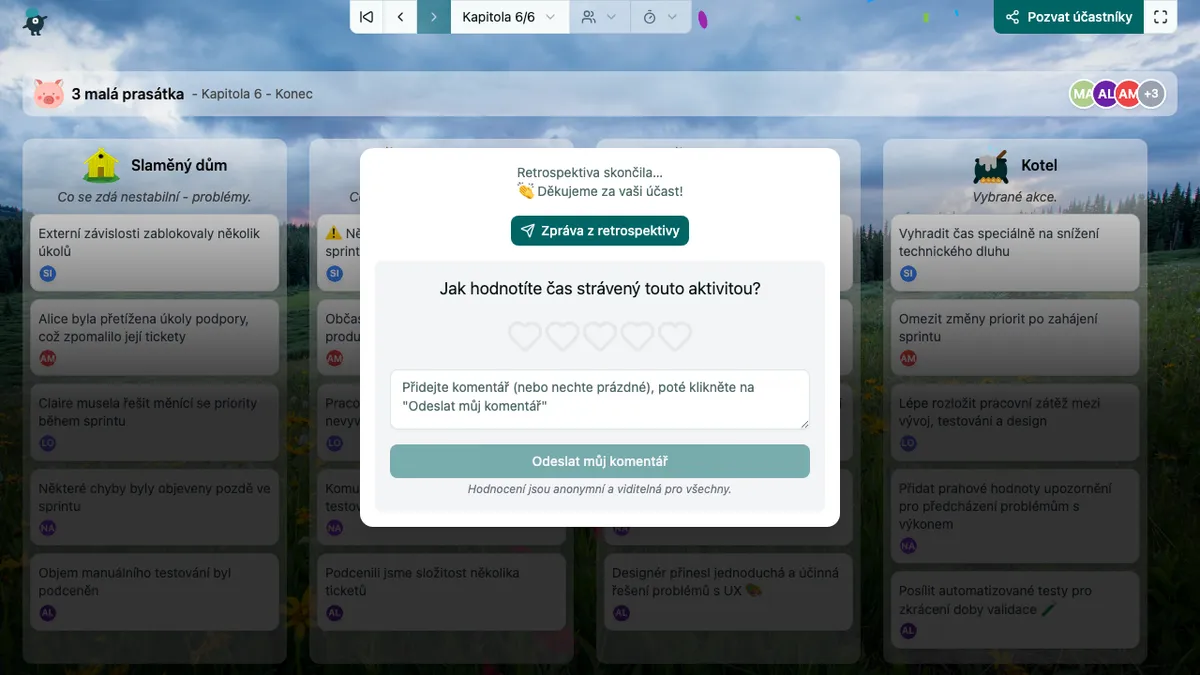 3 malá prasátka - end