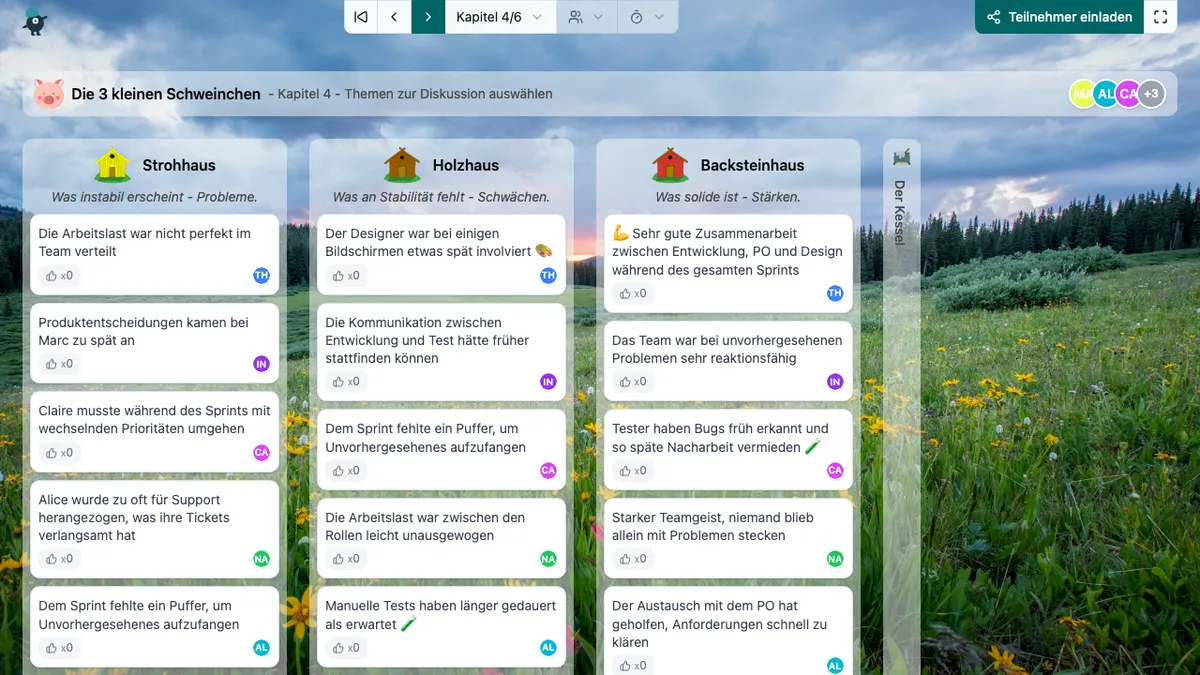 Die 3 kleinen Schweinchen - choose-subjects