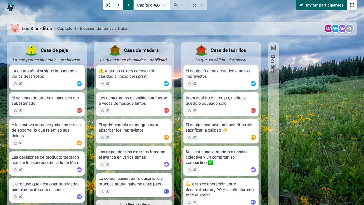 Los 3 cerditos - choose-subjects