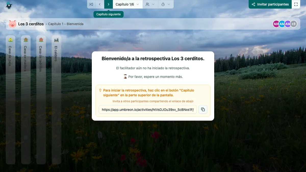 Los 3 cerditos - welcome