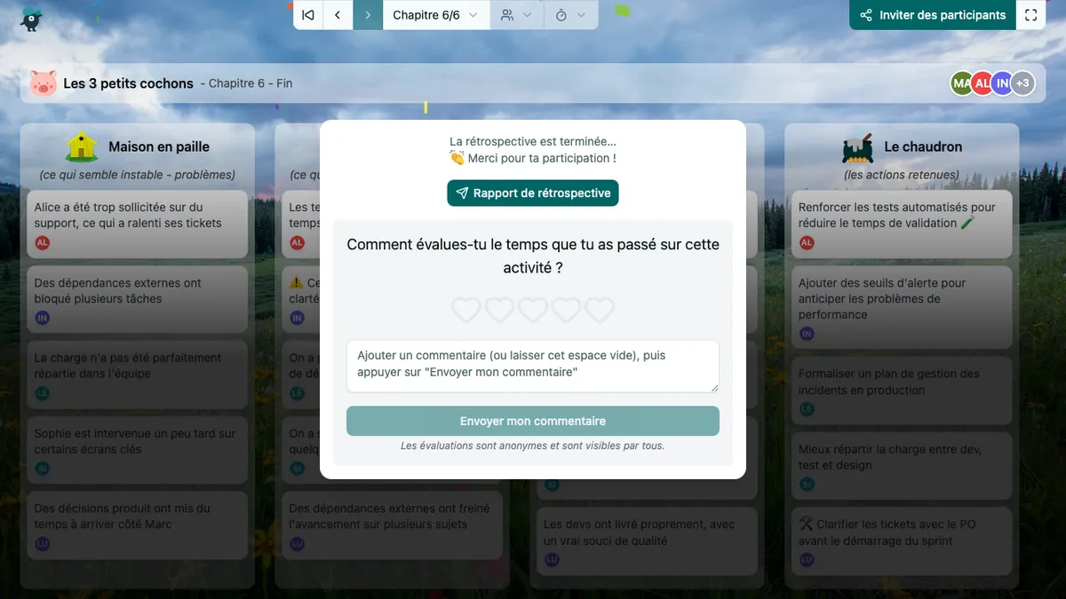 Les 3 petits cochons - end