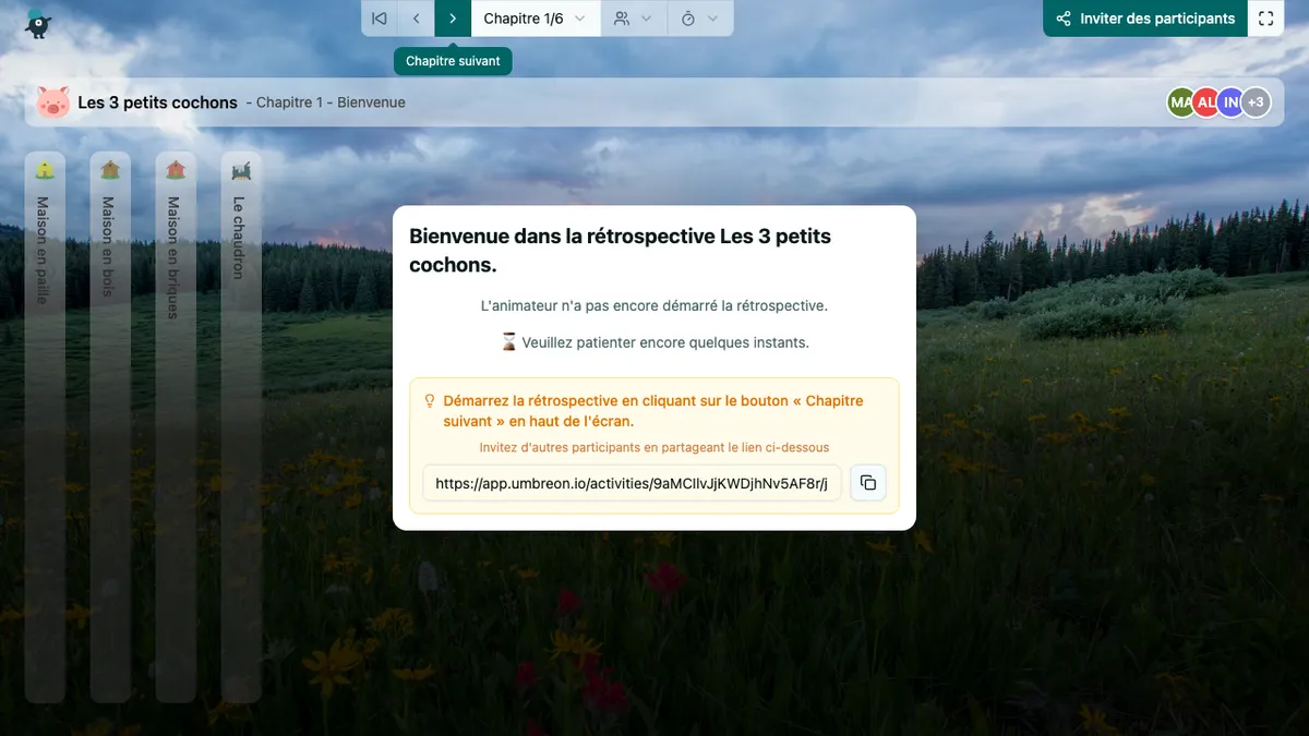 Les 3 petits cochons - welcome