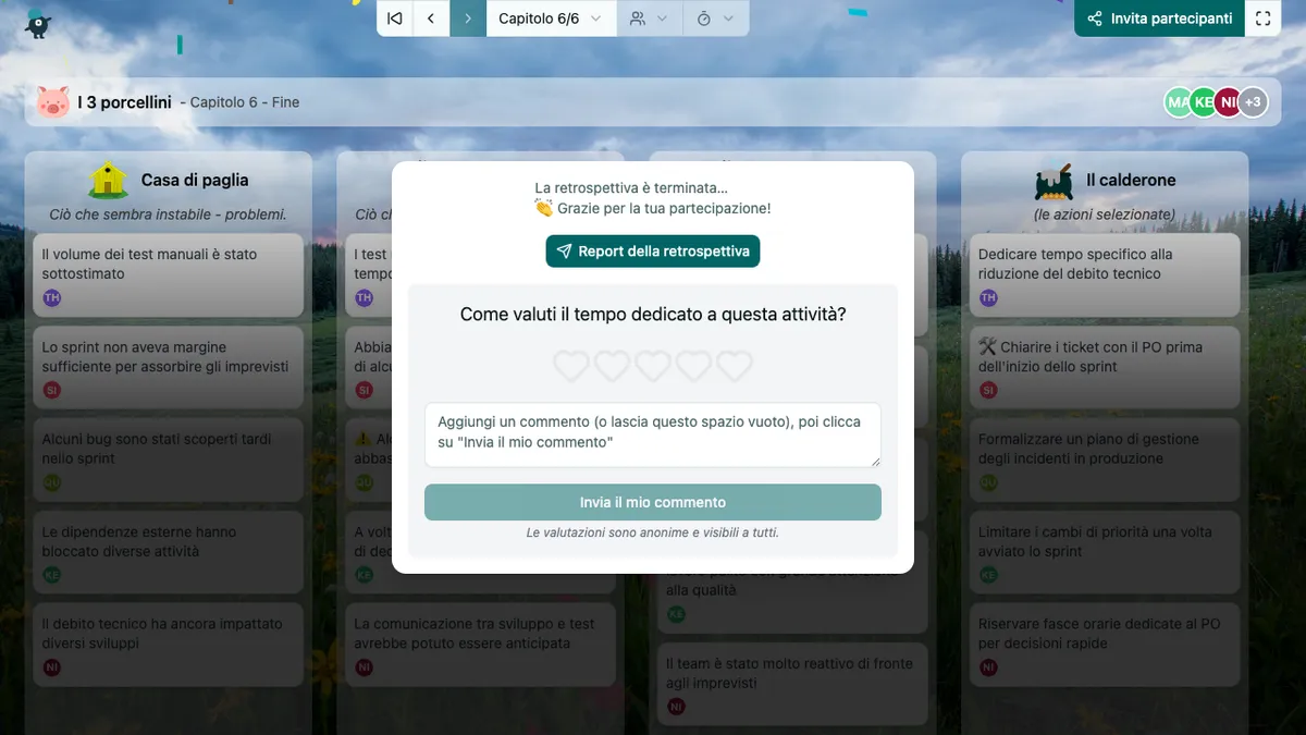 I 3 porcellini - end