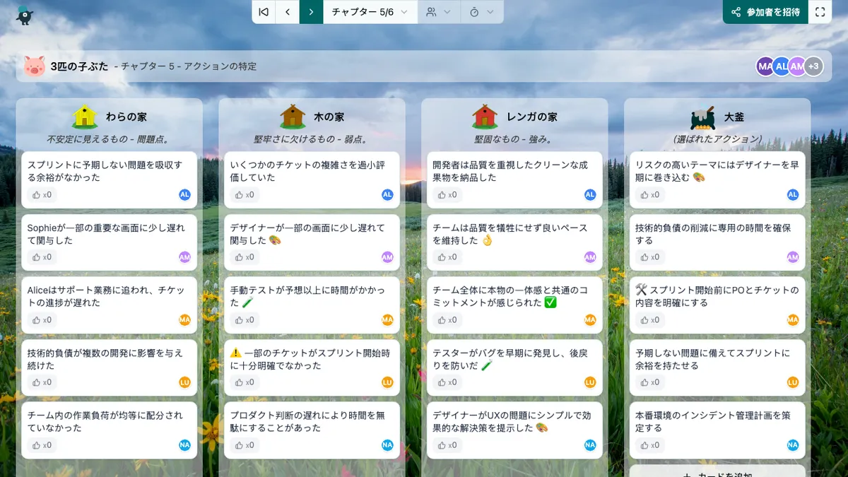 3匹の子ぶた - actions