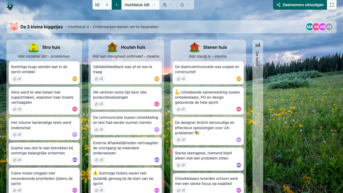De 3 kleine biggetjes - choose-subjects