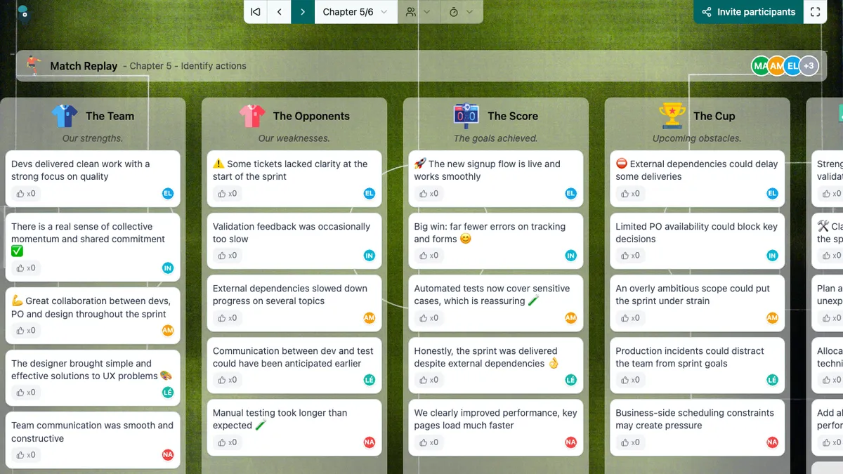 Powtórka meczu - actions