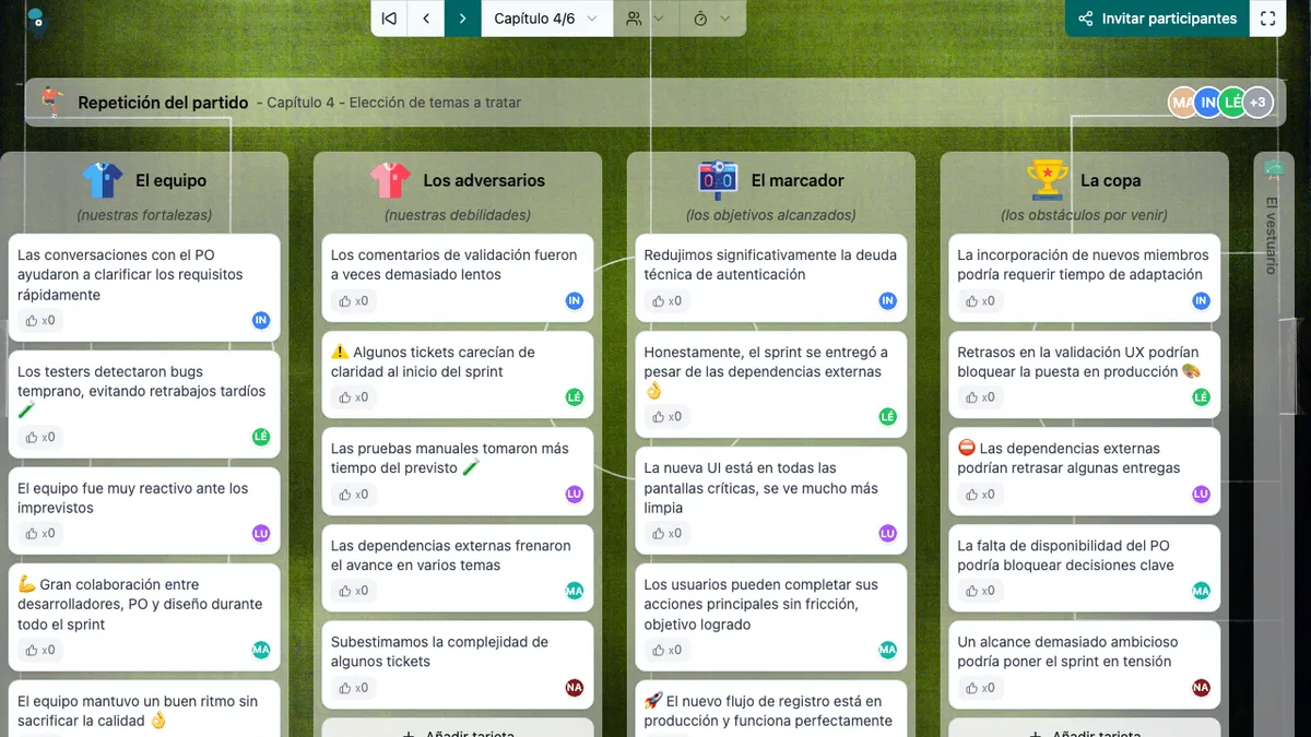 Repetición del partido - choose-subjects