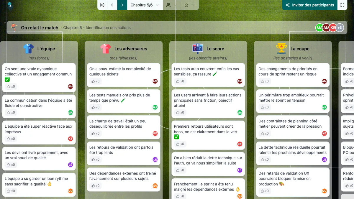 On refait le match - actions