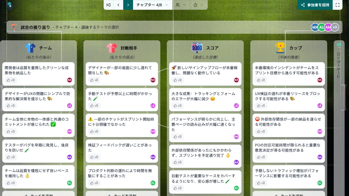 試合の振り返り - choose-subjects