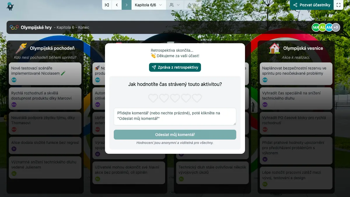 Olympijské hry - end