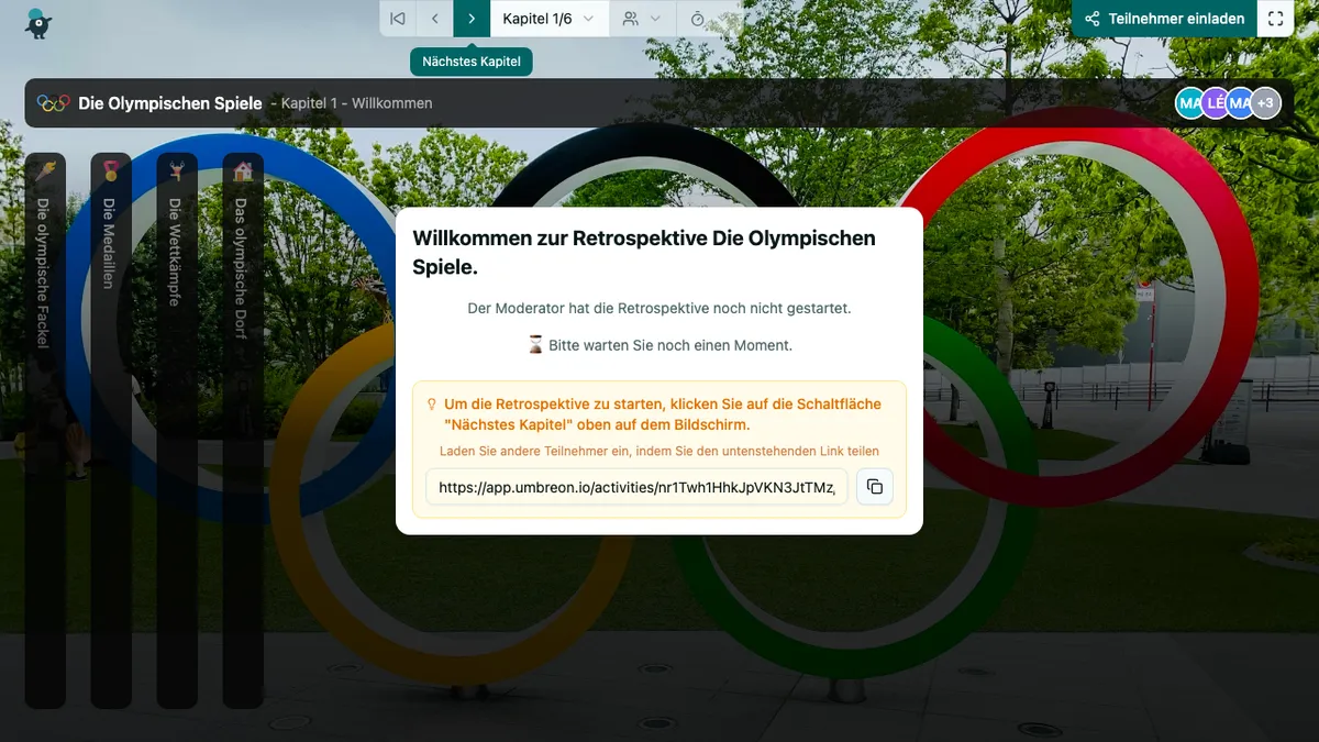 Die Olympischen Spiele - welcome