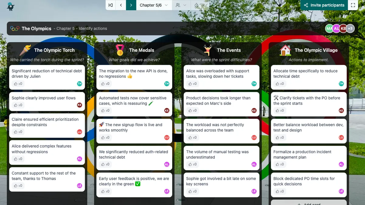 Igrzyska Olimpijskie - actions