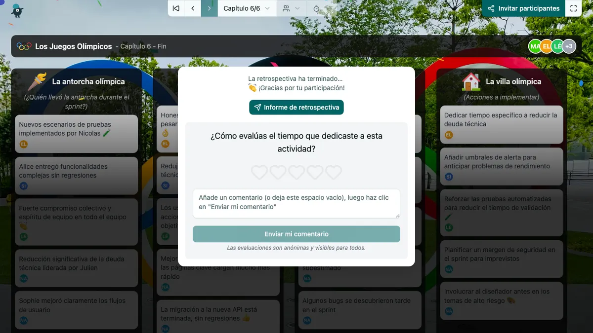 Los Juegos Olímpicos - end